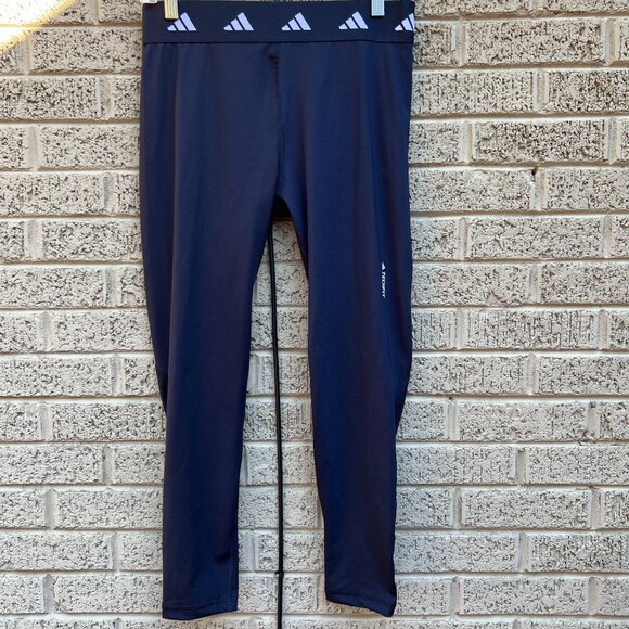adidas Navy DNA AEROREADY Tights NWT Small - Picture 1 of 5